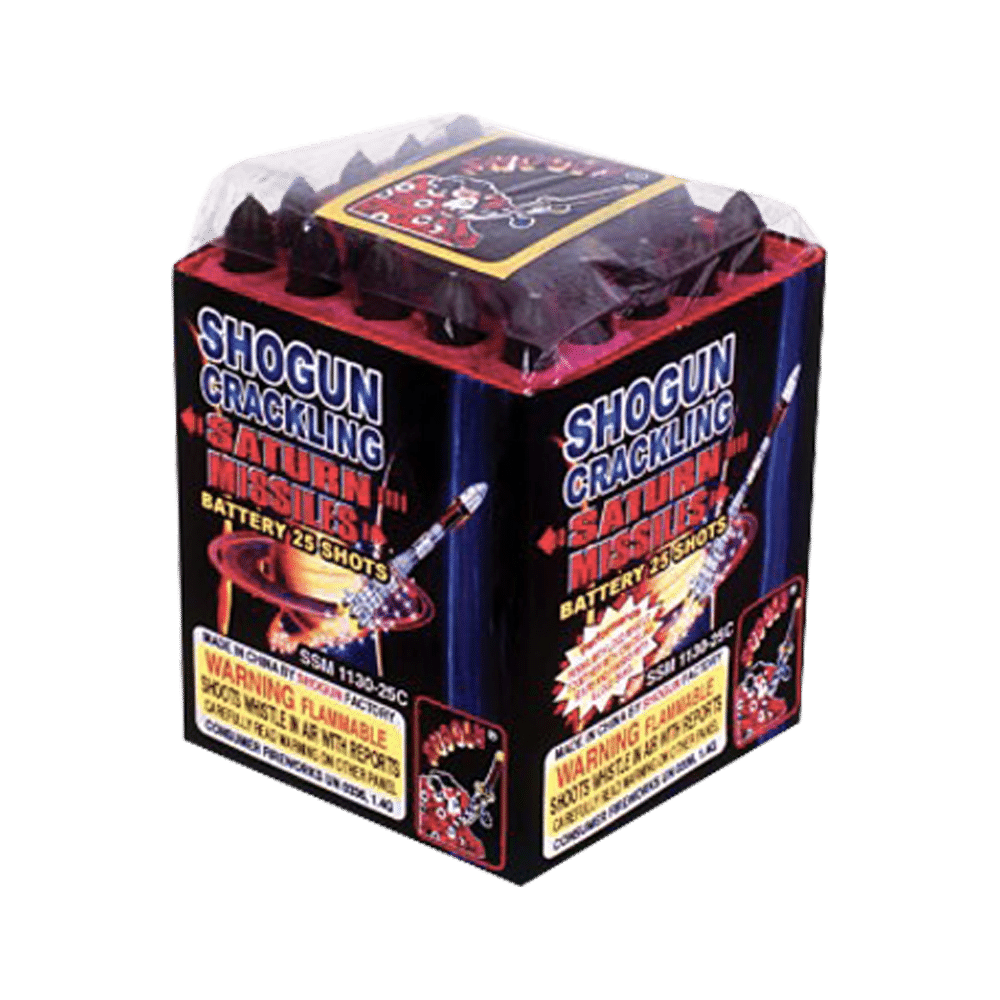 #19022-25 SHOT CRACKLING SATURN